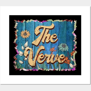 Vintage Verve Name Flowers Limited Edition Classic Styles Posters and Art